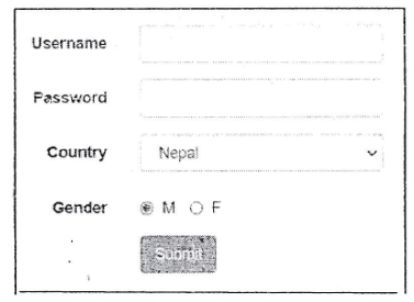 HTML form